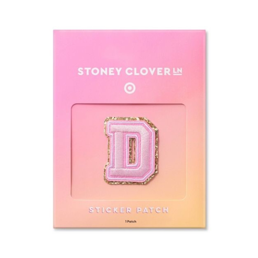 Stoney Clover Lane x Target Light Pink Letter Patch D nwt